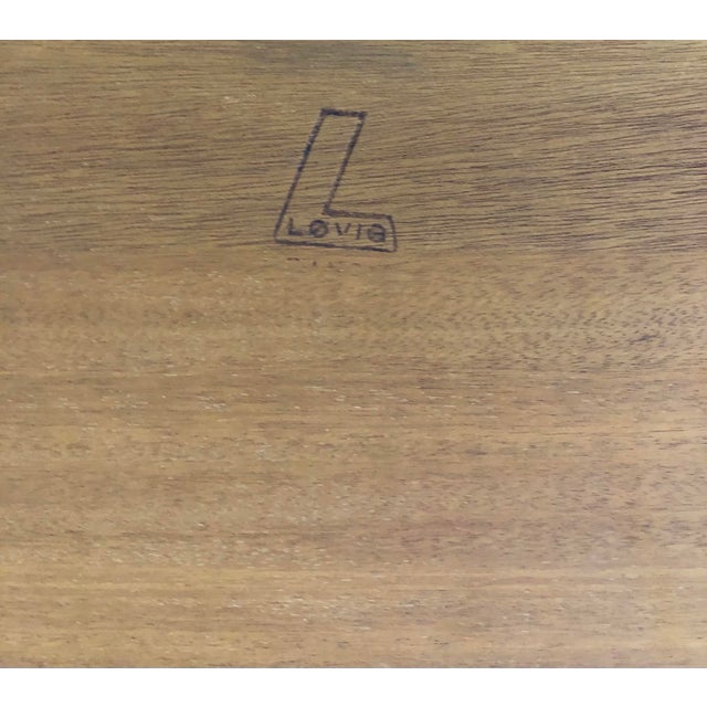 Brown Mid 20th Century Signed Peter Lovig Nielsen Flip-Top Executive Desk For Sale - Image 8 of 12
