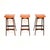 Vintage Danish Drinks Bar and Stools by Erik Buch and Johannes Andersen from Dyrlund, 1960, Set of 4 For Sale - Image 9 of 11