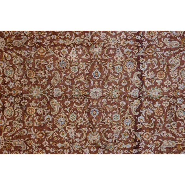 1970's Persian Kashan Palace Rug, 13'4" X 18'10" For Sale - Image 4 of 10