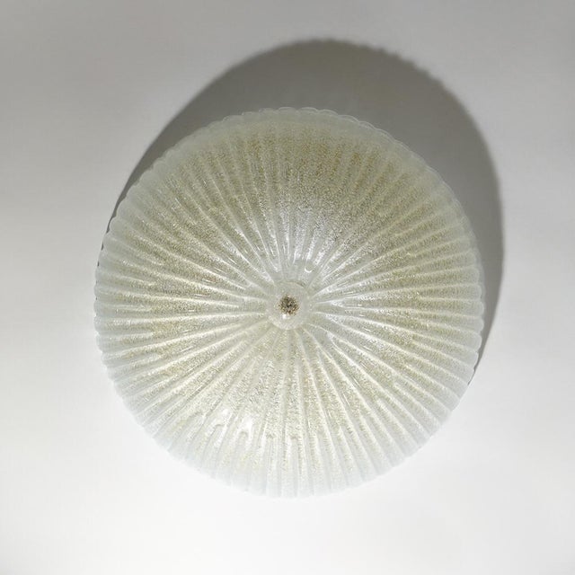 Mid-Century Modern Large Murano Glass Ceiling Light, 1990s For Sale - Image 3 of 13
