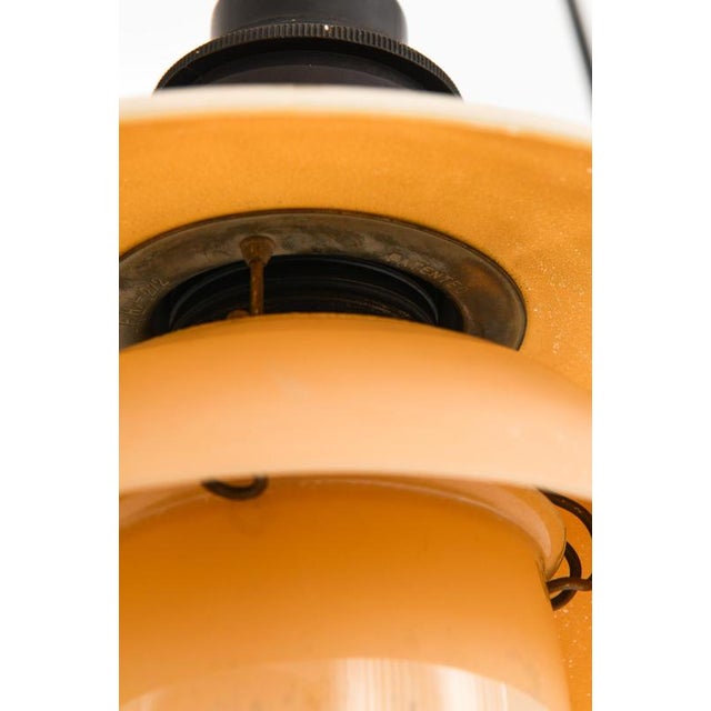 Ringkrone Ceiling Lamp in Bakelite, Brass, and Glass from Poul Henningsen, 1930s For Sale - Image 6 of 9