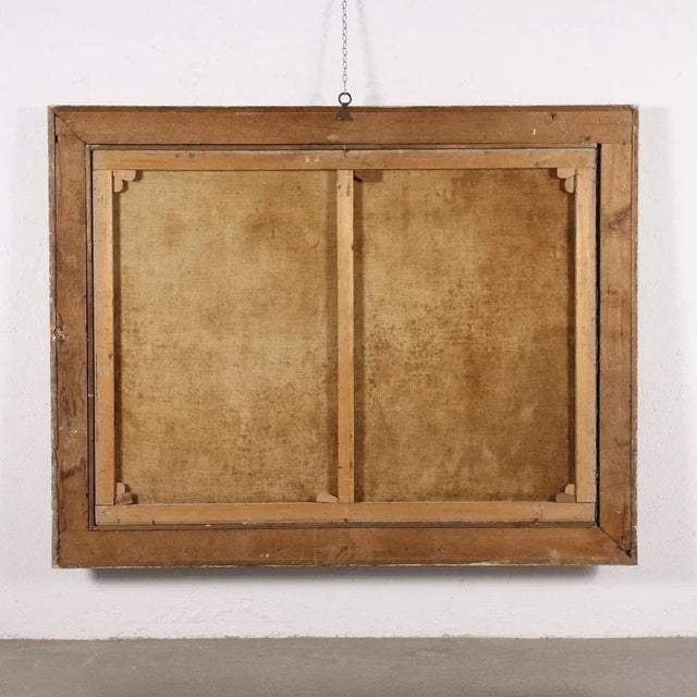 Italian Artist, Adoration of the Baby Jesus, 17th Century, Oil on Canvas, Framed For Sale - Image 11 of 13