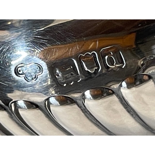 1899 Goldsmiths & Silversmiths Co Sterling Silver Large Milk Pitcher Cherub For Sale - Image 9 of 15