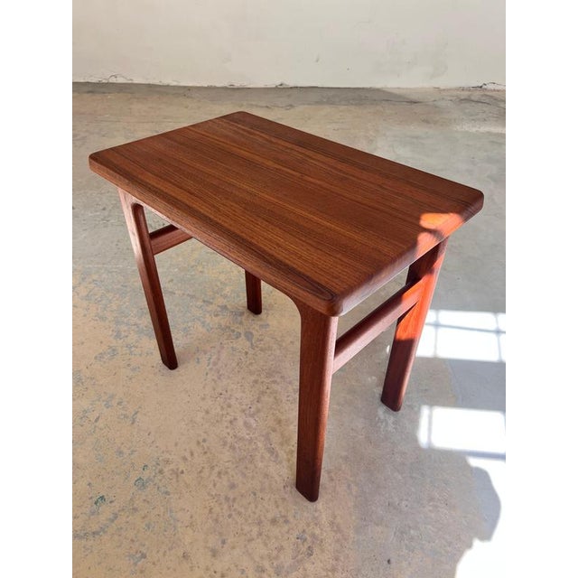 Teak Side Table by Niels Bach For Sale - Image 3 of 11
