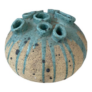 Ceramic Vase Pique Flowers France, 1960s For Sale