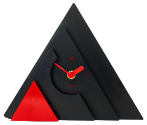 Postmodern Pyramid Table Clock by Makiko Taniguchi, Japan, 1980s