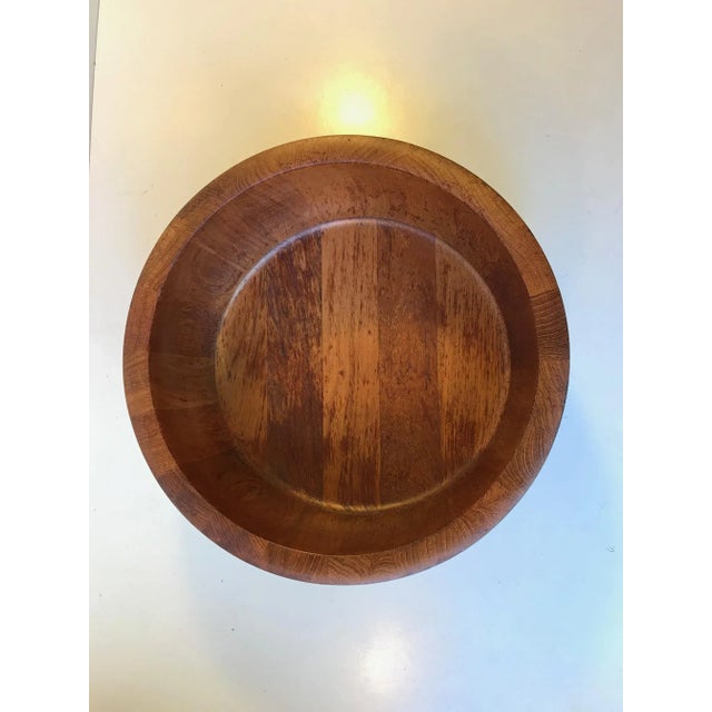 Danish Teak Salad Bowl and Servers Set by Richard Nissen for Nissen, 1960s, Set of 3 For Sale - Image 4 of 11