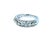 Brilliant White Diamond Three Row Pave Set Cocktail Statement Fashion Wedding Band 14 Karat White Gold Classic Unique Ring...