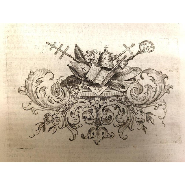 Black Ancient Book the Art of the Blazon Declared for Alfabeto by Marcantonio Ginanni, 1756 - 392 Pages For Sale - Image 8 of 15