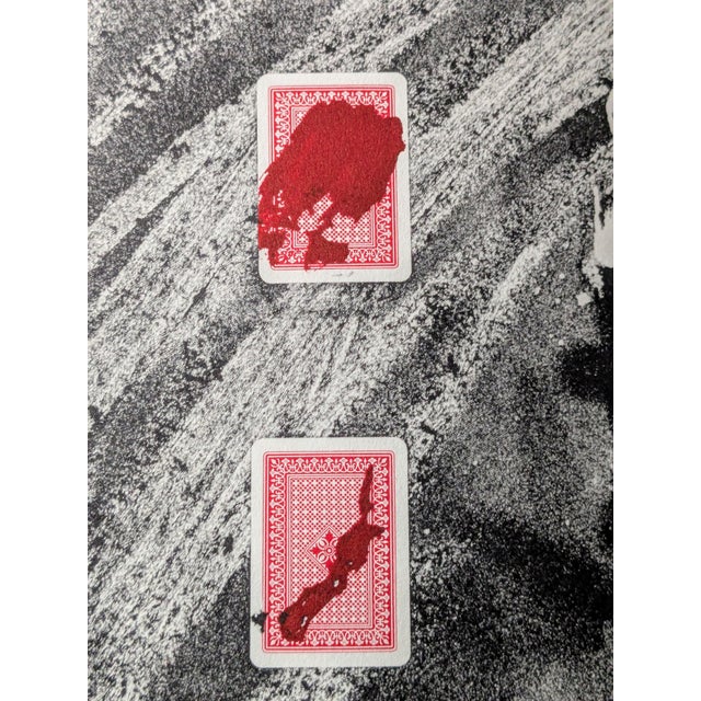 Antoni Tapies, Tapies Antoni, Blue Composition, 1974, Lithograph For Sale - Image 4 of 10