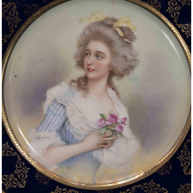 Decorated Plates, Early 20th Century, Set of 2 For Sale - Image 3 of 7