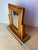 Vintage Handmade Carved Pine Tabletop Picture Frame on Stand, Rustic Folk Art Photo Display For Sale - Image 9 of 11