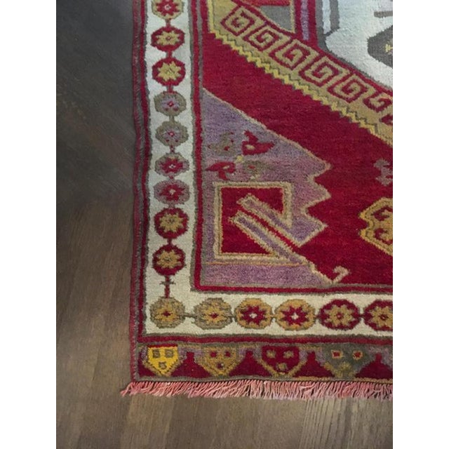 Postmodern Caucasian Woolen Geometrical Rug, 1960 For Sale - Image 12 of 18