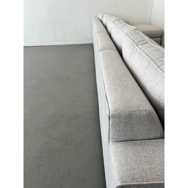Gray Mitchell Gold + Bob Williams Carson Double Chaise Sectional For Sale - Image 8 of 9