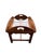 Late 20th Century Wooden Butler's Tray Table With Glass Inset Panels For Sale - Image 4 of 18