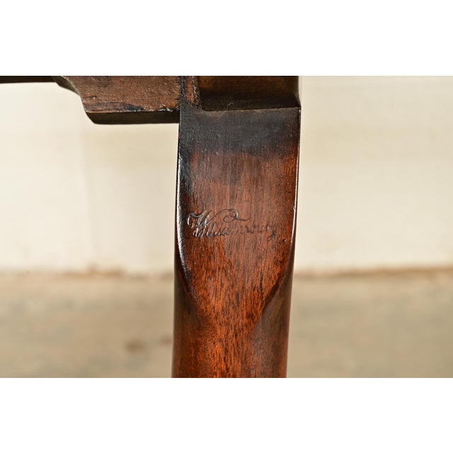 Kittinger Georgian Carved Mahogany Side Chairs or Dining Chairs, Pair For Sale - Image 13 of 17
