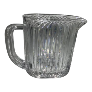 Contemporary Cut Crystal Pitcher