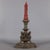 Up for sale is a valuable 19th-century antique (late 19th century): a table candlestick crafted from burnished antimony...