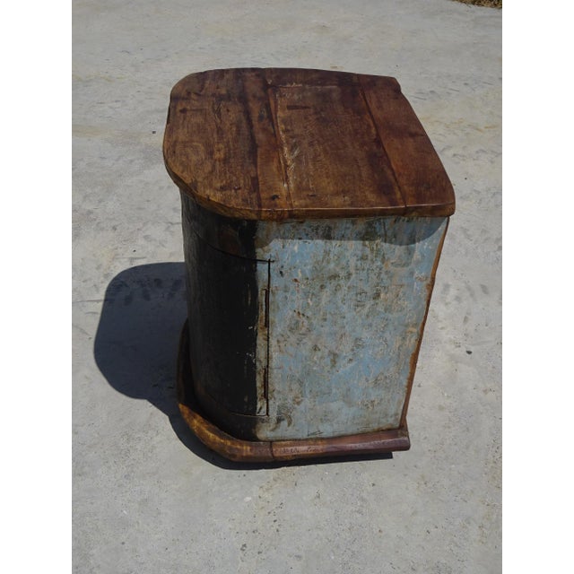 Small Cabinet in Canoe Wood and Teak, 2000s For Sale - Image 18 of 18