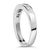 Haus of Brilliance .925 Sterling Silver 1/3 Cttw Baguette Cut Diamond Channel Set Stackable Wedding Ring (H-I Color, I1-I2 Clarity) - Size 6-3/4 For Sale - Image 4 of 6