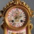 Triptych Clock in Gilded Bronze and Porcelain For Sale - Image 4 of 16