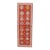 Antique Bright Red Oushak Short Runner - 2'5" x 6'6" For Sale