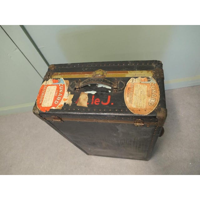 French Canvas Suit Case For Sale - Image 3 of 7