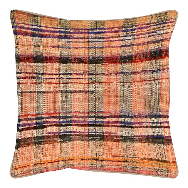 1960s Turkish Rag Pillow For Sale