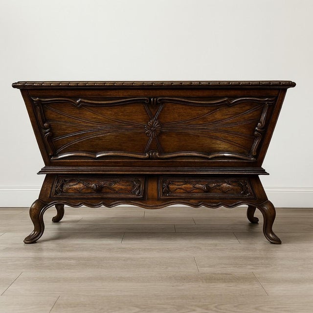 Louis XV Style Kneading Trough in Walnut For Sale - Image 9 of 9