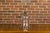 Mid 20th Century Mid 20th Century English Midcentury Nickel Light Fixture with Three Arms and Glass Bell For Sale - Image 5 of 12