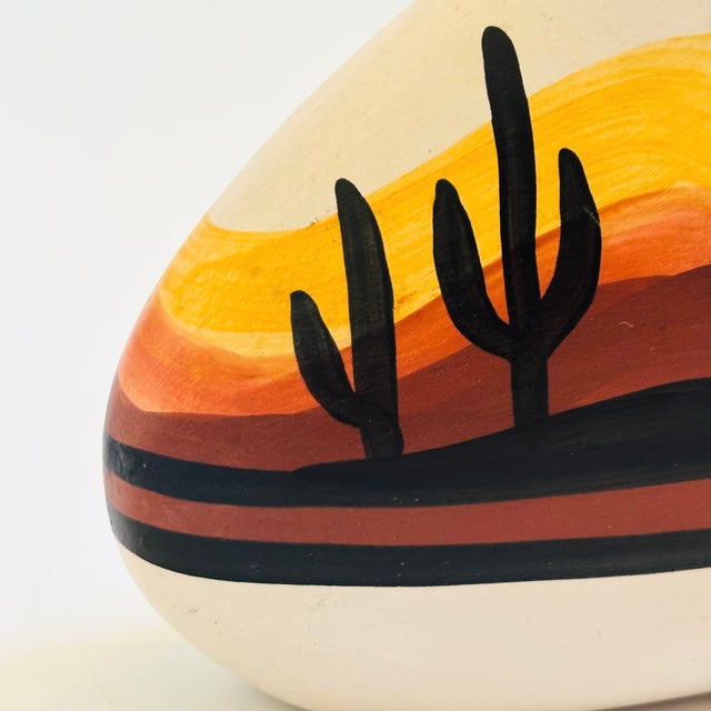 Vintage Southwestern Pottery Vase For Sale - Image 4 of 7