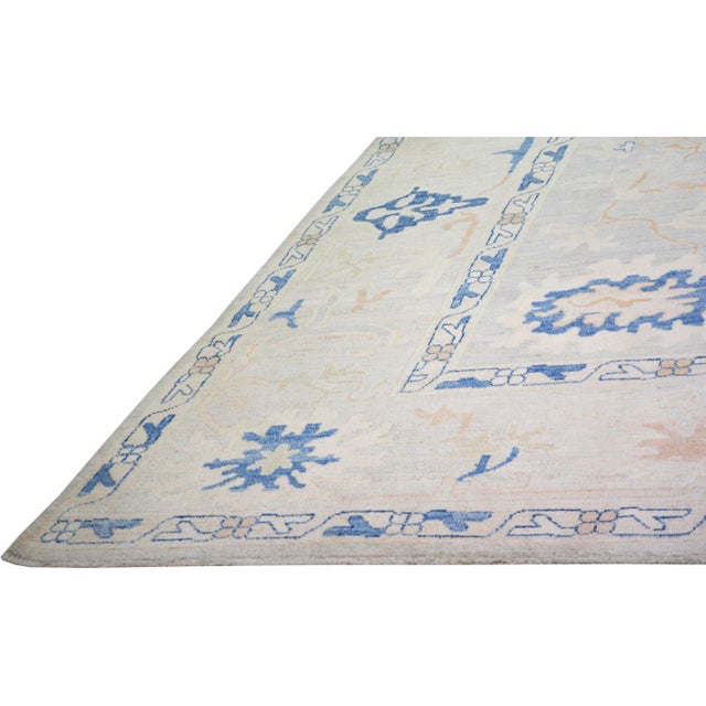 1960s Modern Moroccan Hand Knotted Wool Rug, 6'1"x9'11" For Sale - Image 4 of 6
