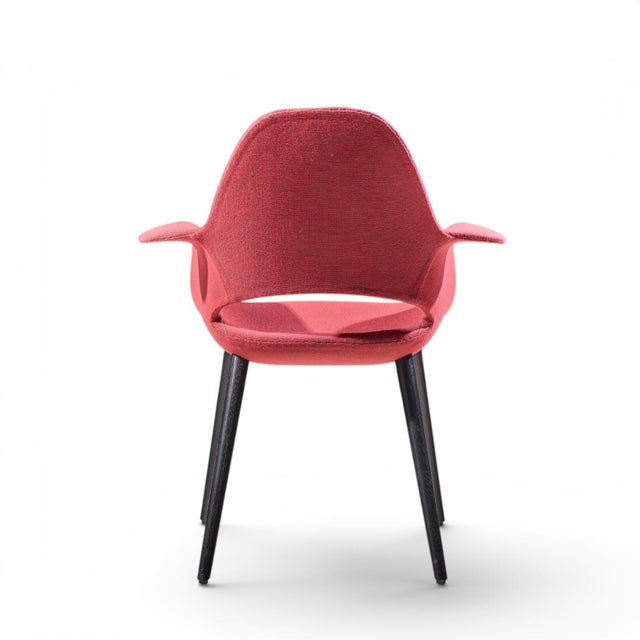 Black Charles Eames & Eero Saarinen for Vitra Organic Mid Century Dining Chairs - Set of 6 For Sale - Image 8 of 11