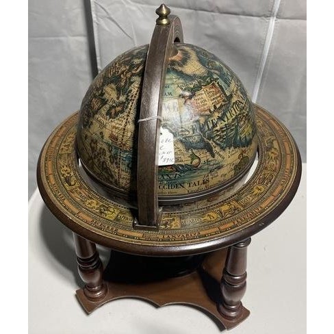 Mid-Century Modern Vintage Globe Bar Ice Bucket For Sale - Image 3 of 7