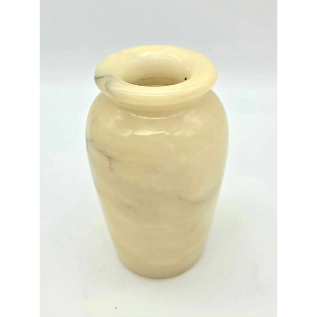 Grand Tour Vintage Alabaster Bud Vase For Sale - Image 3 of 10