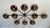 21st Century Dieci Satin Black Nickel Smoky Murano Flush Mount by Fabio LTD For Sale - Image 6 of 6