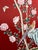 Chinoiserie Red Chinoiserie Fruit Tree & Pheasant Mural | Hand-Painted Wall Decor For Sale - Image 3 of 4