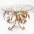 Gilt Metal Palm Tree Wall Sconces and Side Table by Hans Kögl, 1960s, Set of 3 For Sale - Image 6 of 13