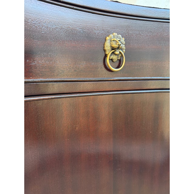 Darryl Carter for Baker Milling Road Collection Mahogany and Gray Marble Avondale Sideboard For Sale - Image 10 of 12