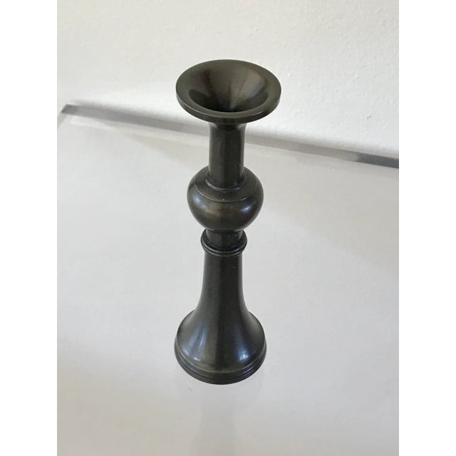 Early 20th Century Japanese Showa Period Bronze Vase For Sale - Image 4 of 12