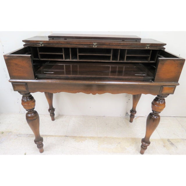 Antique Hekman Furniture Spinet Writing Desk Chairish