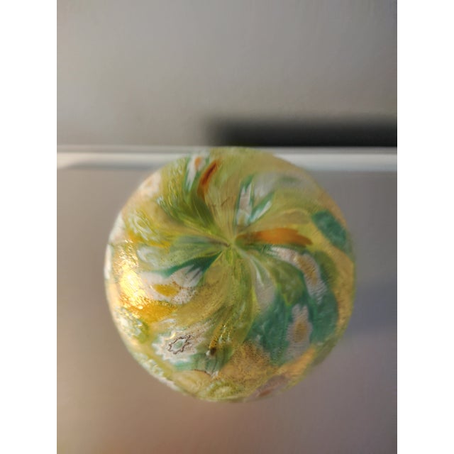 Italian Green Murano Vase For Sale - Image 15 of 17