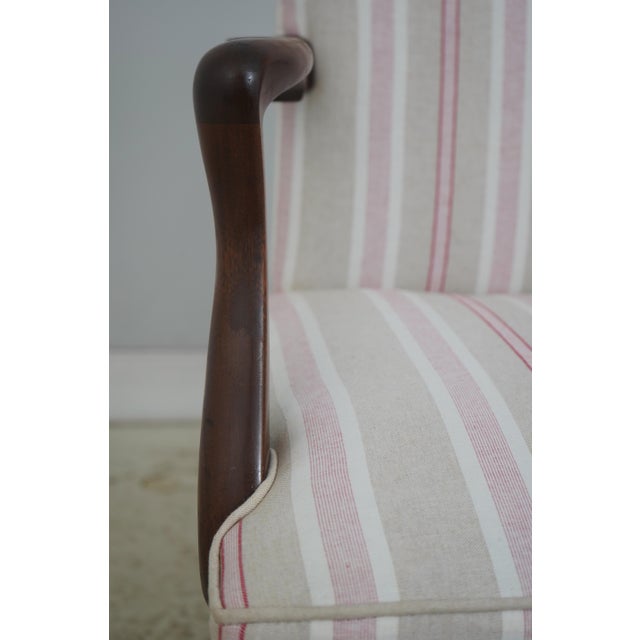 Pair of Kittinger Mahogany Queen Anne Style Arm Chairs For Sale - Image 16 of 18
