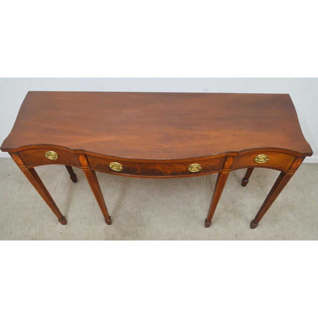Baker Furniture Company Baker Historic Charleston Mahogany Console Table For Sale - Image 4 of 12