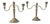 Vintage French Louis XIV Style Candelabras in Bronze, 1920s, Set of 2 For Sale
