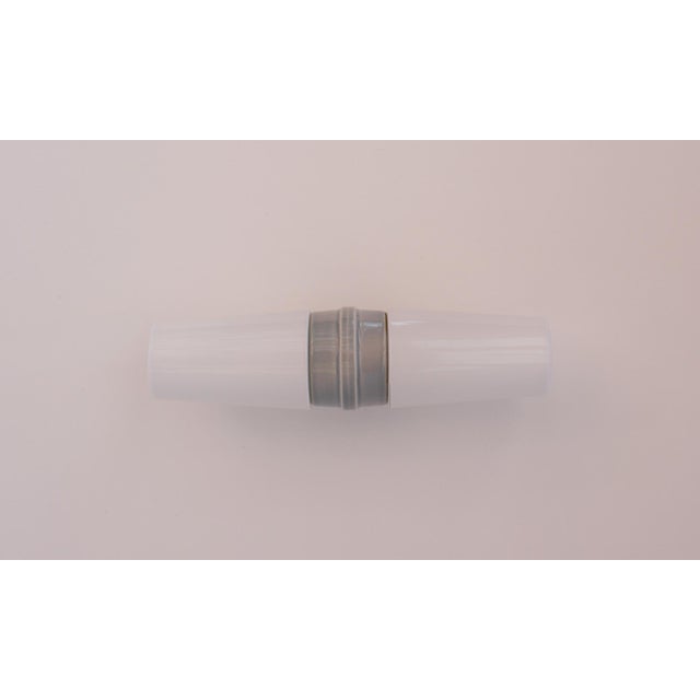 Large Mid-Century Modern Pale Grey Bathroom Sconce by Sigvard Bernadotte For Sale - Image 15 of 18