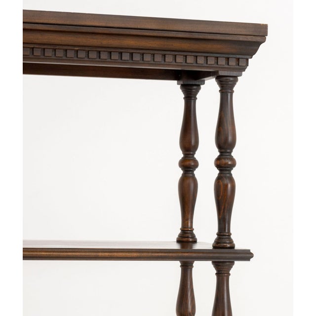 Baroque Baroque Style Five-Tier Walnut Etagere For Sale - Image 3 of 7