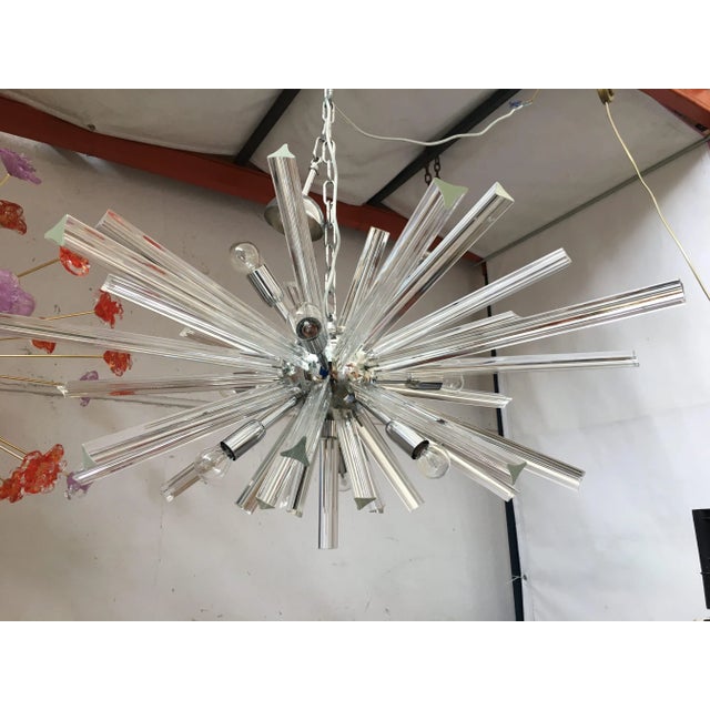 Contemporary Italian Murano Glass Sputnik Chandelier For Sale - Image 3 of 10