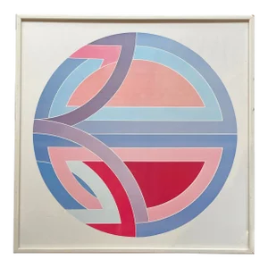 Vintage Frank Stella Poster Bergruenn Gallery 1977