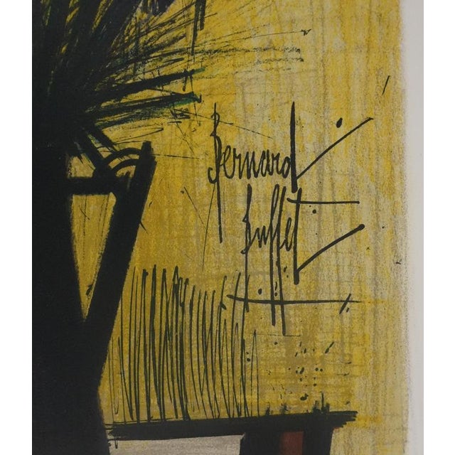 Bernard buffet (1928-1999) the lilacs, 1966 original lithograph (mourlot workshop) signed in the plate on arches vellum,...